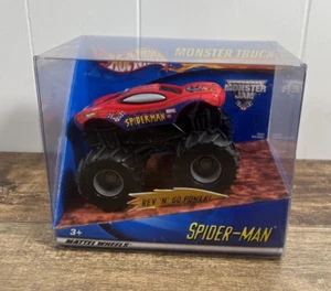 2001 Mattel, Marvel, Hot Wheels Spider-man Rev 'N' Go Power Minter Truck New - Picture 1 of 6