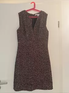 Diane von Furstenberg Fürstenberg Kleid US Gr 8 / S Etui Tweed knielang Wie Neu - Bild 1 von 8