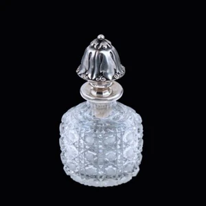 Kay Bojesen 1886-1958. Small Crystal Glass and Silver Decanter. - Picture 1 of 5