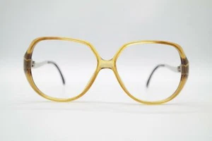 Vintage Terri Brogan 8782 10 Braun Silber oval Brille Brillengestell NOS - Picture 1 of 6