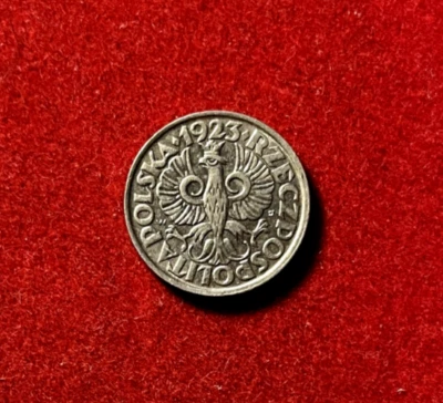 Poland 1923 20 Groszy AU Nickel Coin Y#12 T2924 - Image 1 of 2