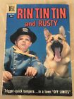 Bande dessinée Rin Tin & Rusty #24 1958 Dell vintage Sparky Moore August Lenox