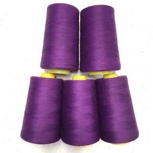 Threads USA Poly-Oncore 5 Cone Lot 6000 yds Easter Purple Quilting Serger Sewing - Picture 1 of 4