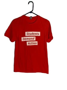 Students Demand Action Red T-Shirt - Picture 1 of 3