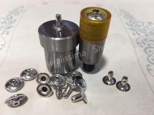 Punta Torchietto pressa manuale per applicazione borchie PIATTE a RIVETTO 10mm - Picture 1 of 1