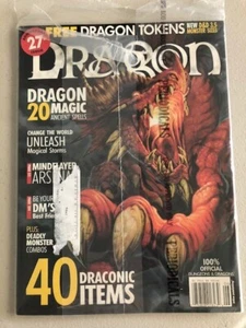 Dragon Magazine Issue #308 Dragon Magic Tokens Mind Flayer Dungeons & Dragons - Picture 1 of 1