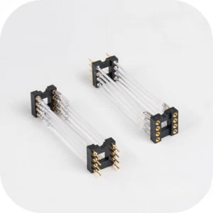 Enchufe de extensión adaptador DIP-8 pines 2 piezas para amplificador operacional IC hecho a mano chapado en oro - Imagen 1 de 4