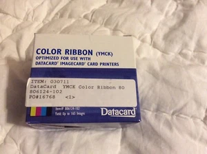 NEW DATACARD Original 806124-102 Color Ribbon (YMCK, 165 Prints) FREE SHIPPING - Picture 1 of 2