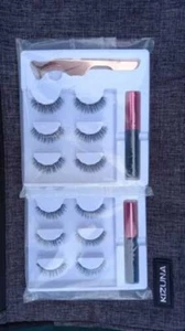 Magnetic Eyelashes with Eyeliner & Tweezer – False Natural Lashes Set - Picture 1 of 1