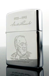 Zippo Feuerzeug American President No: 32 Franklin D. Roosevelt Zippo von V 1989 - Bild 1 von 7