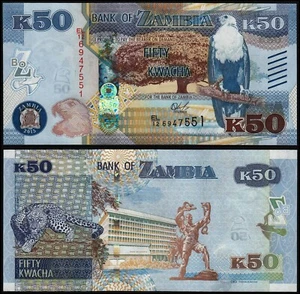 SAMBIA 50 KWACHA (P60) 2015 UNC - Bild 1 von 1