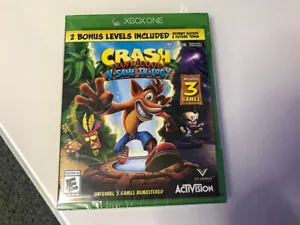 Crash Bandicoot N Sane Trilogy - XBox ONE Game - Brand New Sealed w/bonus levels - Picture 1 of 2