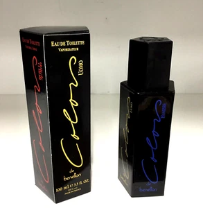 COLORS de benetton | Men’s 3.3 fl.OZ. Eau de Toilette Spray | NIB Rare Vintage - Picture 1 of 3