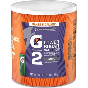 (Paquete de 3) Polvo deportivo Gatorade G2 Low Suagr Thirst Quencher, uva, 19,4 onzas - Imagen 1 de 1