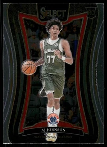 2024-25 Panini Select #376 AJ Johnson Washington Wizards Rookie - Picture 1 of 2