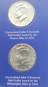 2004 D P Kennedy Half Dollar Mirror Proof Like Brilliant Uncirculated - Picture 1 of 8