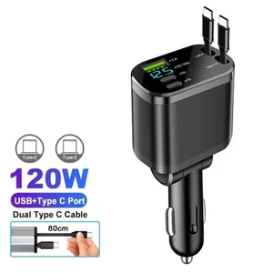 Dual Type C Car Charger Adapter Car Travel & Daily Commute - Picture 1 of 9