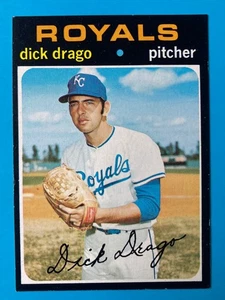 1971 Topps Baseball High #752 Dick Drago Kansas City Royals EX/NM+ - Bild 1 von 2