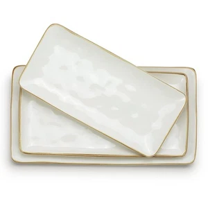 famiware Serving Platter, Rectangular 15.67/14.1/12.6 inch Serving Dishes for... - Picture 1 of 6