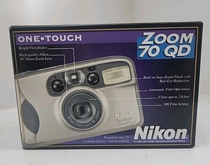 Nikon One Touch Zoom 70 QD 35mm fotocamera punta/scatta pellicola nuova scatola aperta. o - Foto 1 di 6