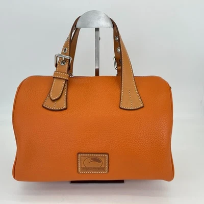 Bolso Cartera DOONEY & BOURKE Barril Cuero Guijarro - Naranja - Pre-Amado Foto 1 de 4
