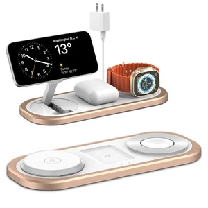 3 in 1 Wireless Charger für iPhone, Faltbare Ladestation für Magsafe für... - Bild 1 von 8