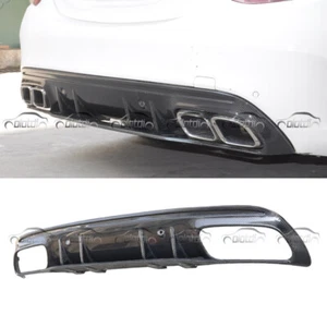 Difusor de parachoques trasero de fibra de carbono para Mercedes Benz W205 C43 C63 AMG 2014-2019 - Imagen 1 de 12