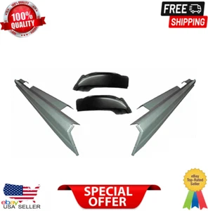 Rocker Panels & Cab Corners 4PCs For 99-07 Chevy Silverado GMC Sierra Crew Cab - Picture 1 of 14