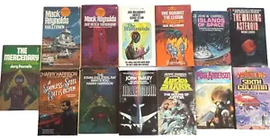 Mixed Lot Of 13 Vtg SciFi Pb Novels Asimov Reynolds Harrison Campbell - Foto 1 di 5