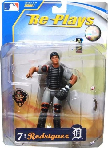 Ivan Pudge Rodriguez Detroit Tigers Re Plays MLB Action Figure NIB NIP New 2007 Cover