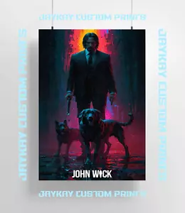 John Wick Movie Poster Print - No Frame - Picture 1 of 3