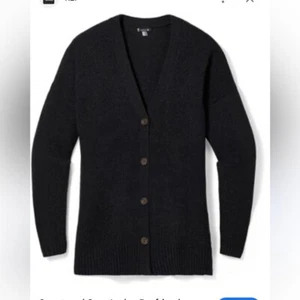 Smartwool Cozy Lodge Boyfriend Cardigan sweater grey Women's Medium - Picture 1 of 4