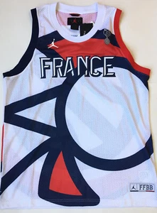 NIKE Air Jordan France FFBB Basketball Jersey New Men XLarge XL NWT CT2187-100 - Picture 1 of 5