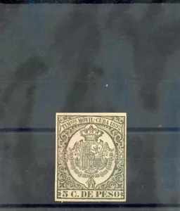 INGRESOS ESPAÑOLES INDIAS OCCIDENTALES (CG 10)**EN MUY BUEN ESTADO NH 1892 5c NEGRO, TIMBRE MÓVIL $40 - Imagen 1 de 1