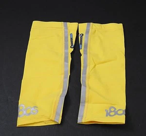 NWT 180s Logo Yellow Quantum Cool Compression Calf Sleeve Unisex W12 - Picture 1 of 11