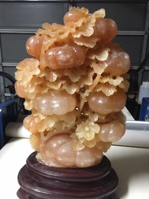 Expositor grande para tallar calabaza de jade Foto 1 de 4