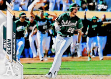 2020 Topps #319 Matt Olson Oakland Athletics