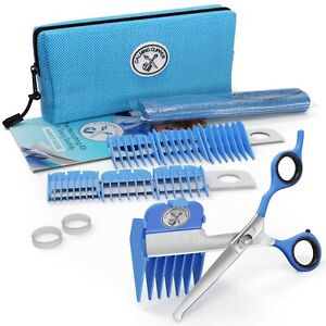 Calming Clipper Easy DIY Haircut Solution w/ Comb Set.  10pc kit.