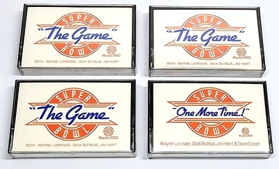 Chicago Bears Super Bowl 1986 Cassette Tapes WGN Radio 720 Sealed Bundle RARE - Image 1 of 4