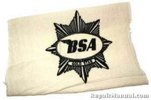 BSA Motorcycle Cotton Shop Rag : SR-BSA-Black - Picture 1 of 1