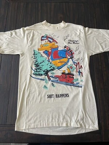 Vintage Lexington Airwaves Cloudcroft New Mexico Ski Duck Graphic T-Shirt Large - Picture 1 of 16
