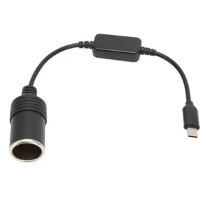 1x 5V USB-C Stecker Auf 12V Auto Buchse Netzteil Zigarettenanzünder Konverter. - Bild 1 von 8