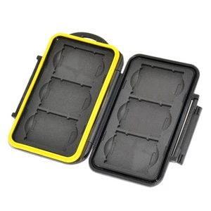 JJC Water-Resistant Anti-shock Memory Card Case for 6 x Xqd Cards "US Seller" - Picture 1 of 5