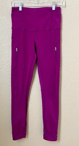 Leggings Lululemon Para Mujer 4 Apretados Correr Hacer Movimientos Pierna Plisada Ciruela Regal - Imagen 1 de 7