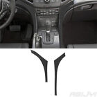 2Pcs For Acura TSX 2009-14 Carbon Fiber Interior Central Console Side Cover Trim