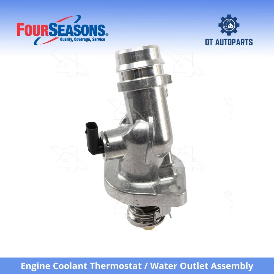 2016-19 Hyundai Elantra Engine Coolant Thermostat / Water Outlet Assy 4 Seasons - Image 1 of 4