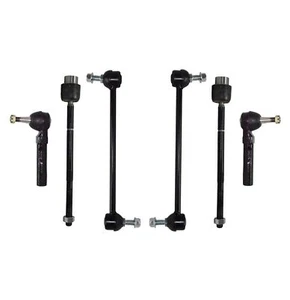 6 New Pc Front Sway Bar Links Inner Outer Tie Rods For Chevrolet Pontiac Saturn - Picture 1 of 8