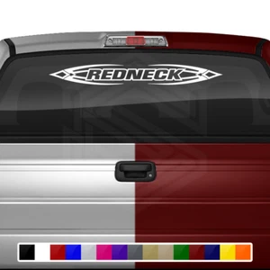 #150 REDNECK Windshield Decal Sticker Window Vinyl Graphic Banner Redneck Design - Foto 1 di 6