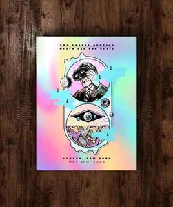 The Postal Service Death Cab Albany 2024 May 3 Official Ltd Foil Concert Poster - Picture 1 of 1