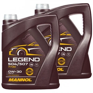 Aceite de Motor Mannol 0W-30 Legend 504/507 2 X 5 Litro para Audi BMW Mercedes - Imagen 1 de 6